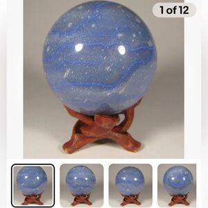 Natural Blue Aventurine Sphere. 2.5”. Polished Gemstone Sphere. Brazil. 65mm.